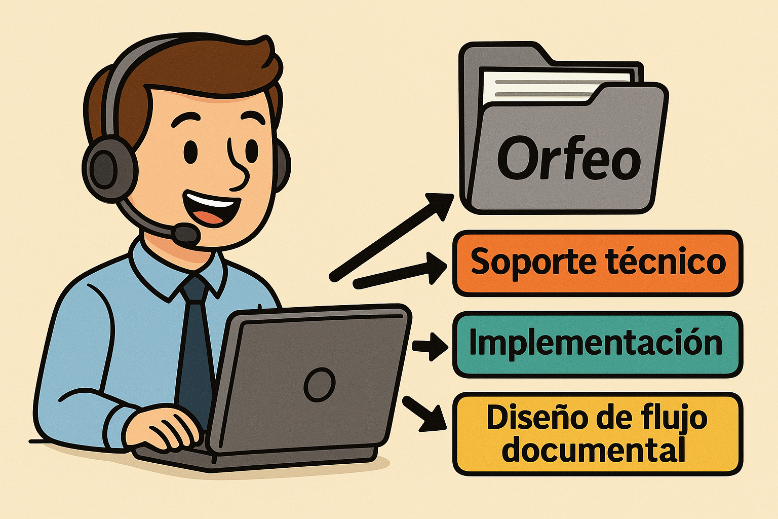 Diagrama de funcionalidades Orfeo
